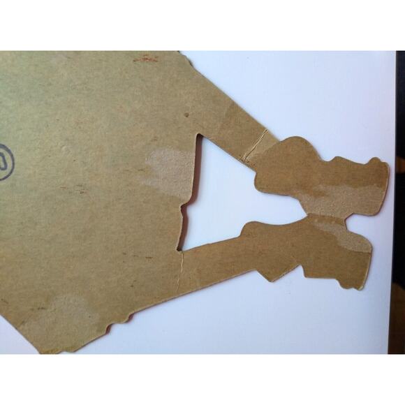 Vintage Halloween Witch Black Cat Die-Cut Jointed MOVABLE Decoration Wall 1940's - Picture 8 of 9